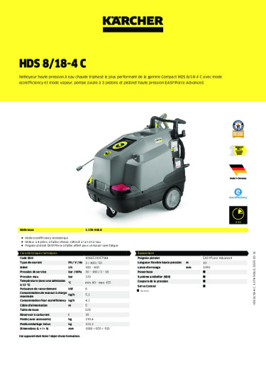 Informations sur le produit