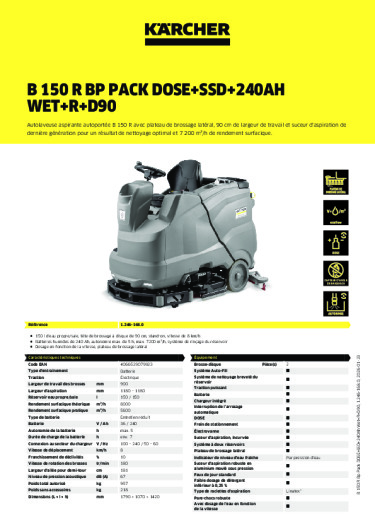 Informations sur le produit