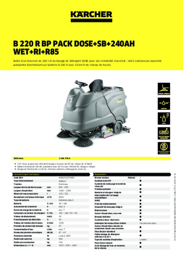 Informations sur le produit