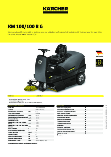 Informations sur le produit