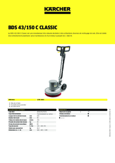 Informations sur le produit