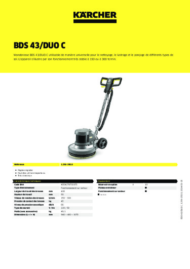 Informations sur le produit