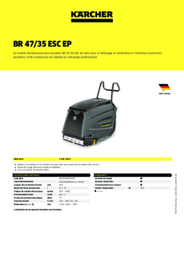 Informations sur le produit