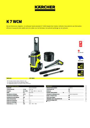 Informations sur le produit