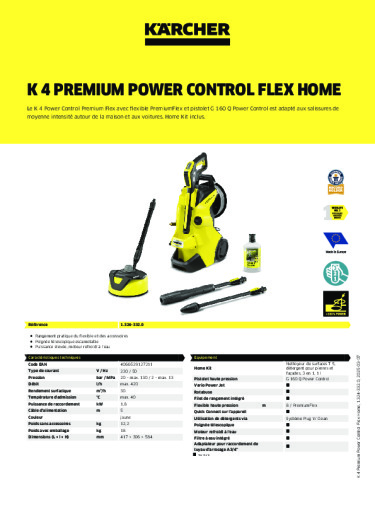 Informations sur le produit