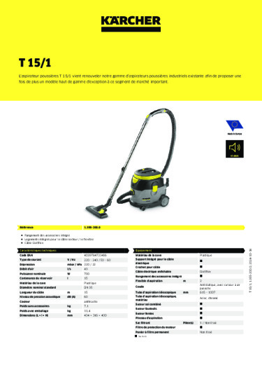 Informations sur le produit