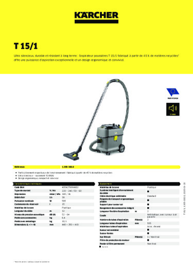 Informations sur le produit