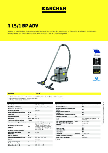 Informations sur le produit