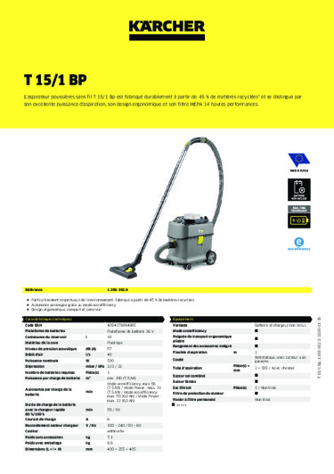 Informations sur le produit