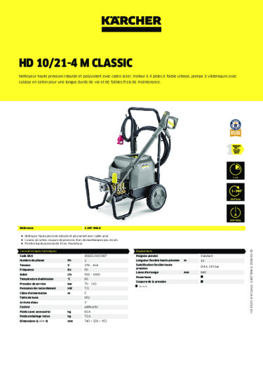 Informations sur le produit