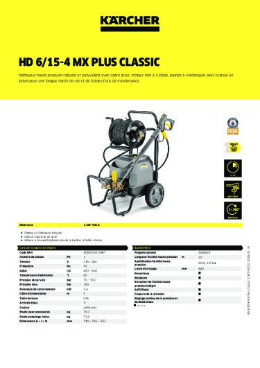 Informations sur le produit