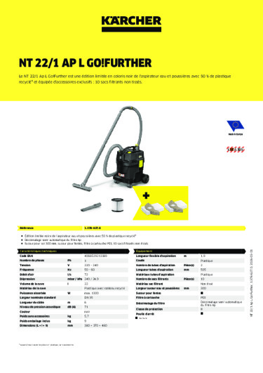 Informations sur le produit