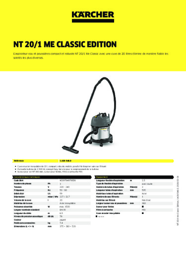 Informations sur le produit