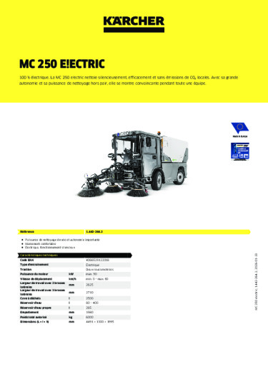 Informations sur le produit