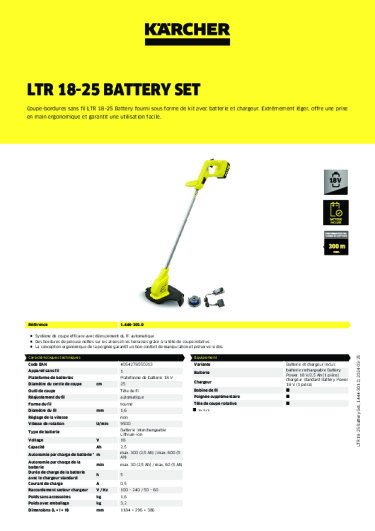 Informations sur le produit