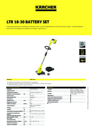 Informations sur le produit