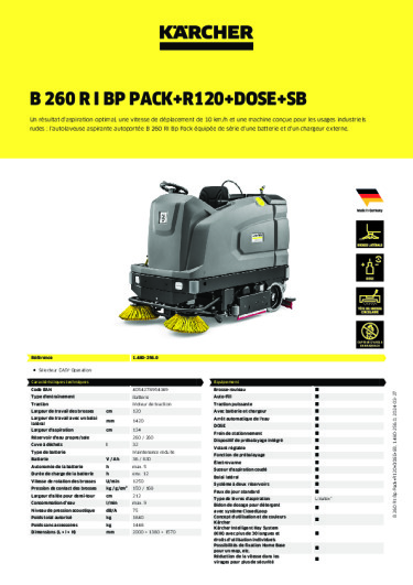 Informations sur le produit