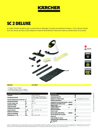 Informations sur le produit