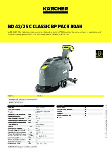 Informations sur le produit