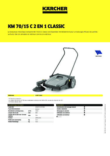 Informations sur le produit