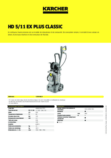 Informations sur le produit