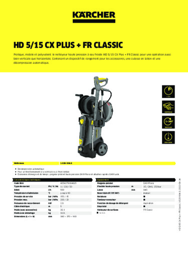 Informations sur le produit