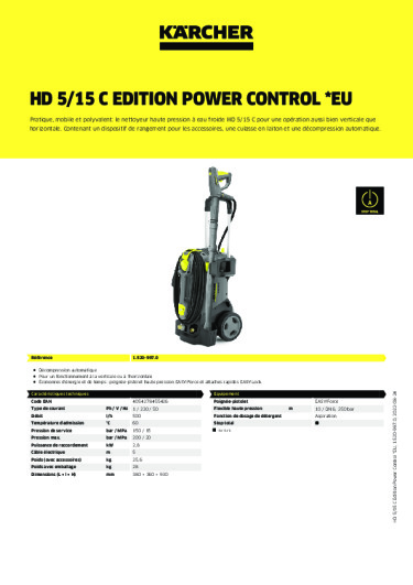 Informations sur le produit