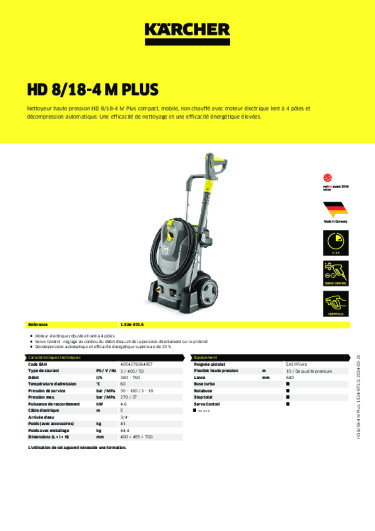 Informations sur le produit