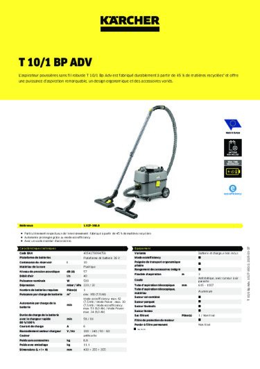 Informations sur le produit