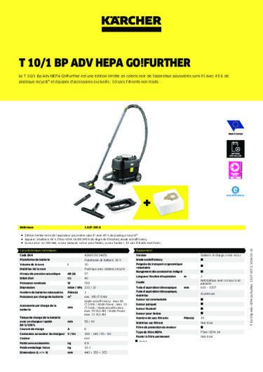 Informations sur le produit