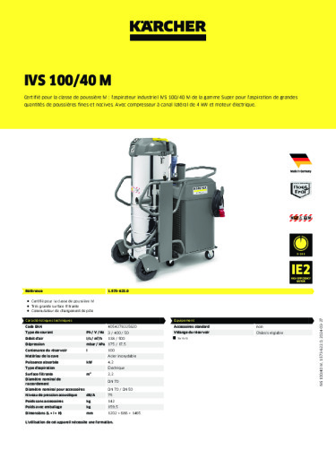 Informations sur le produit