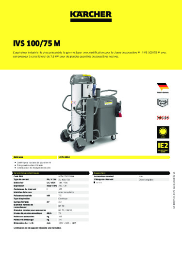 Informations sur le produit