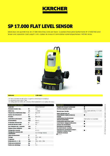 Informations sur le produit