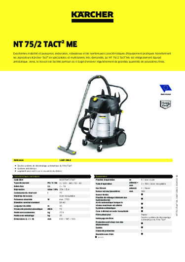 Informations sur le produit