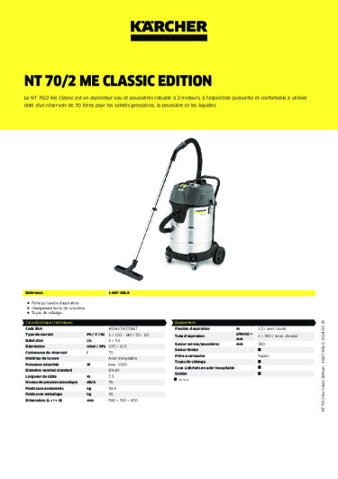 Informations sur le produit