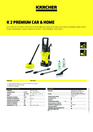 Informations sur le produit