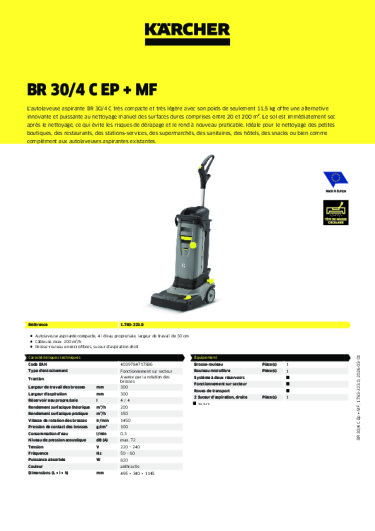 Informations sur le produit