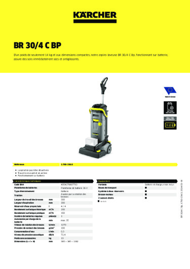 Informations sur le produit