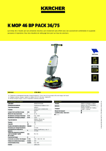 Informations sur le produit