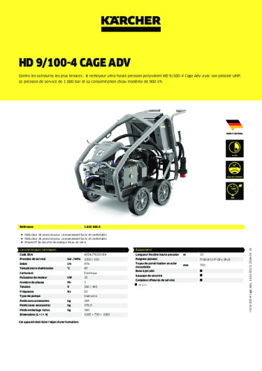 Informations sur le produit