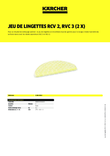 Informations sur le produit