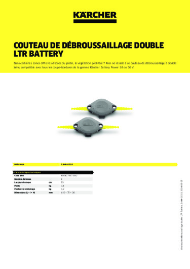 Informations sur le produit