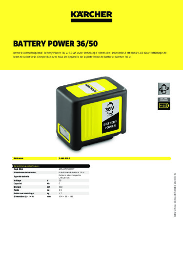 Informations sur le produit