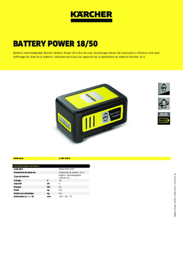 Informations sur le produit