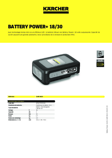 Informations sur le produit