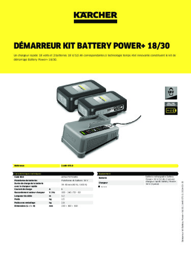 Informations sur le produit