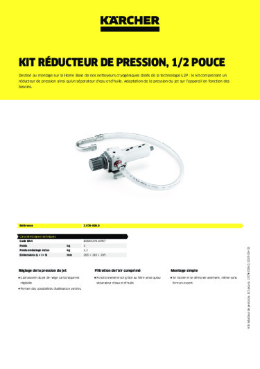 Informations sur le produit