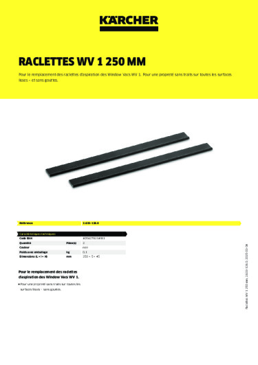 Informations sur le produit