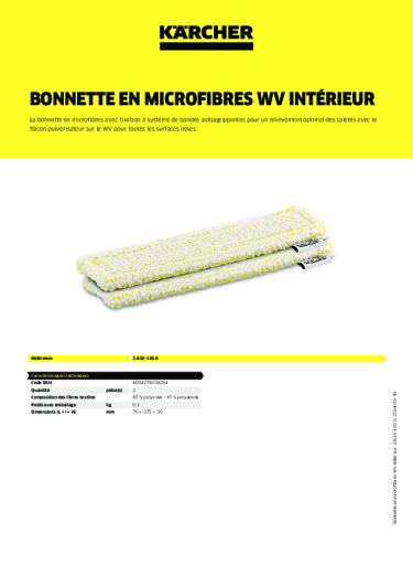 Informations sur le produit