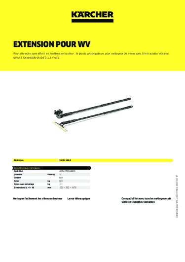 Informations sur le produit